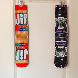 Peanut Butter and Jelly Socks Men's